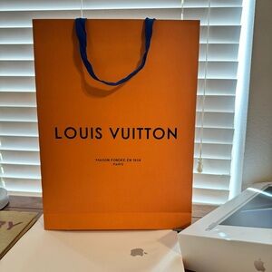 Louis Vuitton paper bag 11.5”x 15.5”x 2.5”